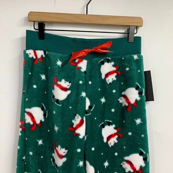 Fashion Nova Women's Baby It's Cold Outside Snowman Plush PJ Joggers SIze S NWT‎ - Picture 3 of 13